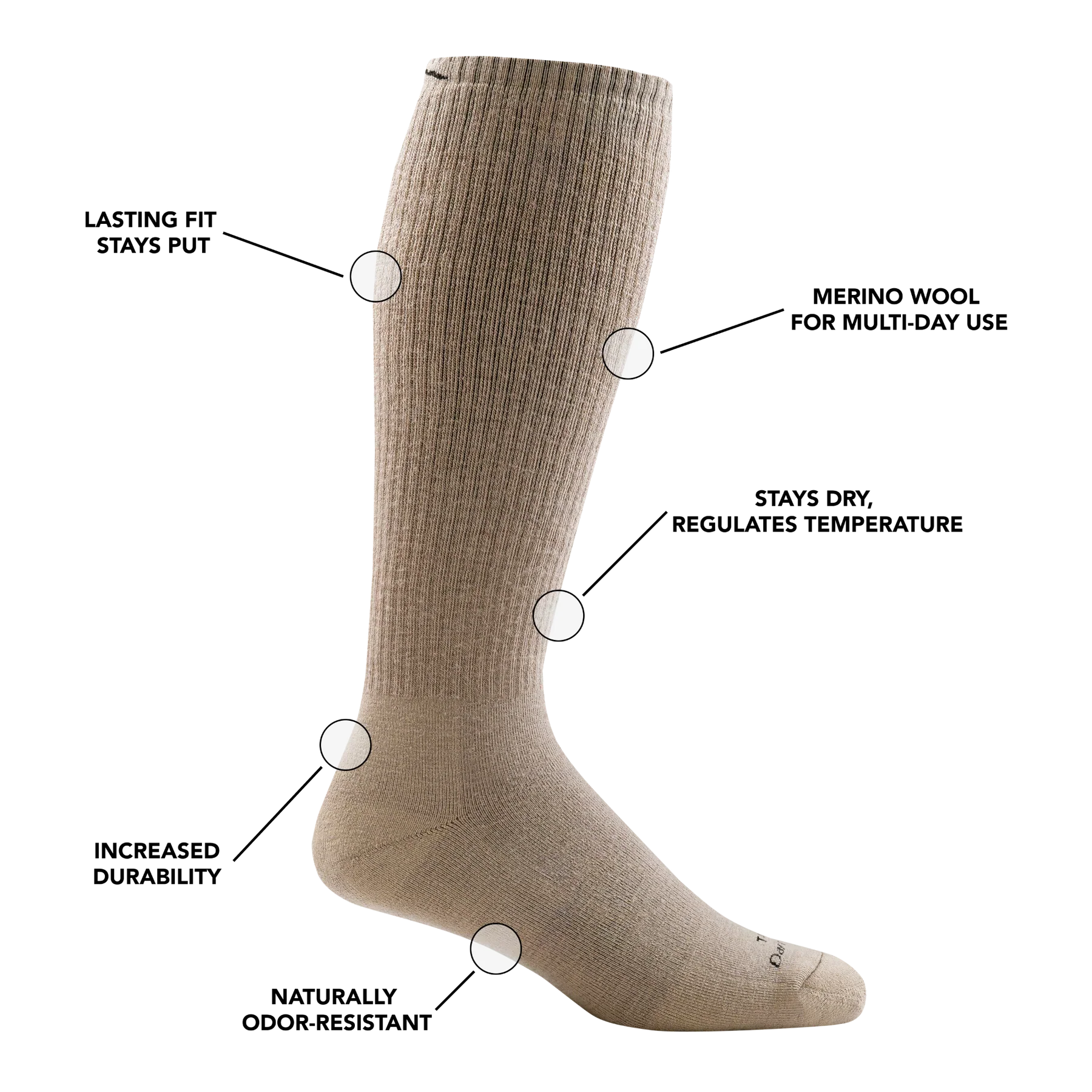 Darn Tough OTC Heavyweight Tactical Sock - Full Cushion - Image 6