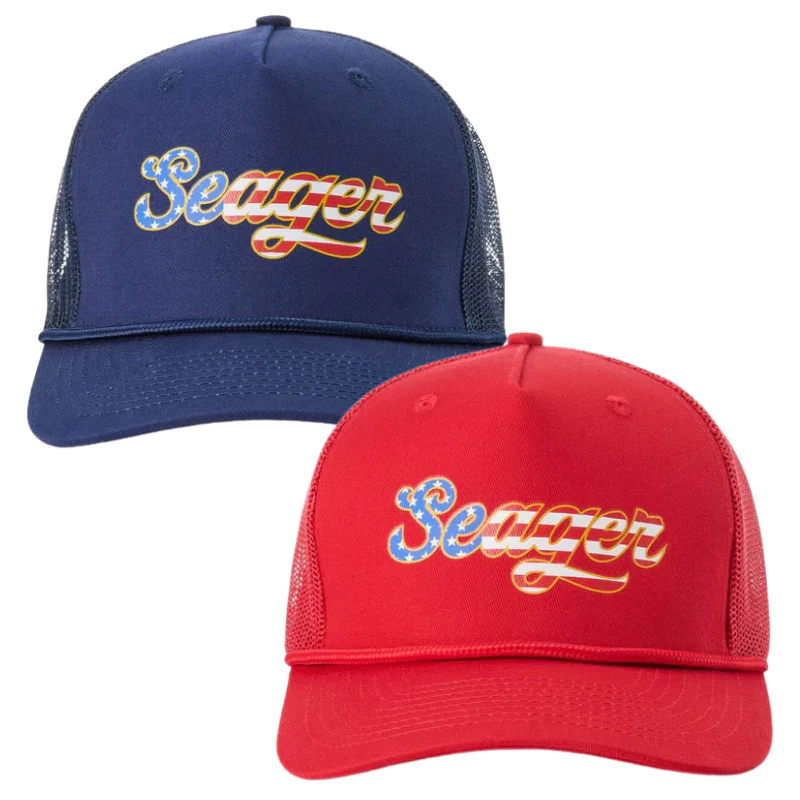 Seager Big USA Trucker Snapback - Image 6